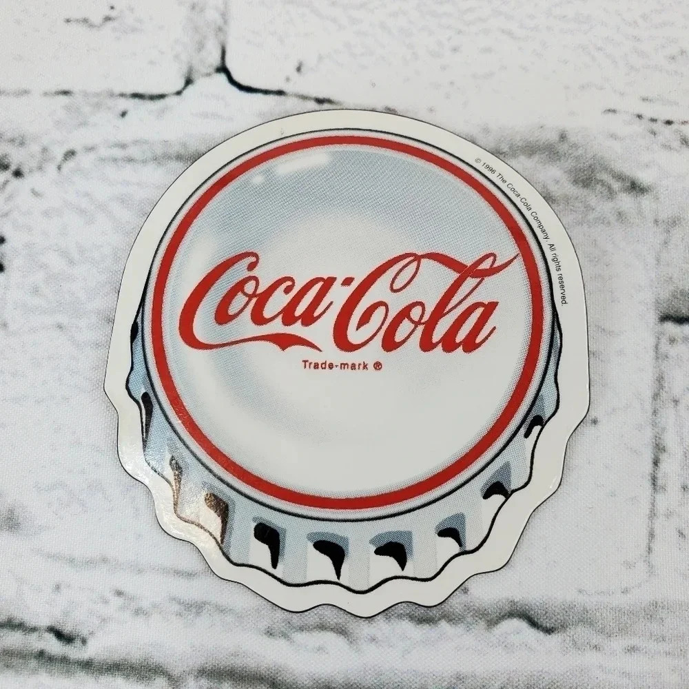 1996 Coke Bottle Cap Magnet Coca Cola 90s Vintage Collectable Magnet 32